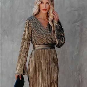 NWOT These Are The Golden Days VICI Maxi Dress XS